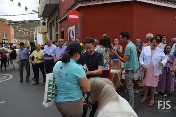 Misa, desfile del ganado y procesión religiosa en el Valle de los Nueve de Telde (Foto Francisco Javier Santana)